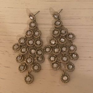 Aqua Chandelier Earrings